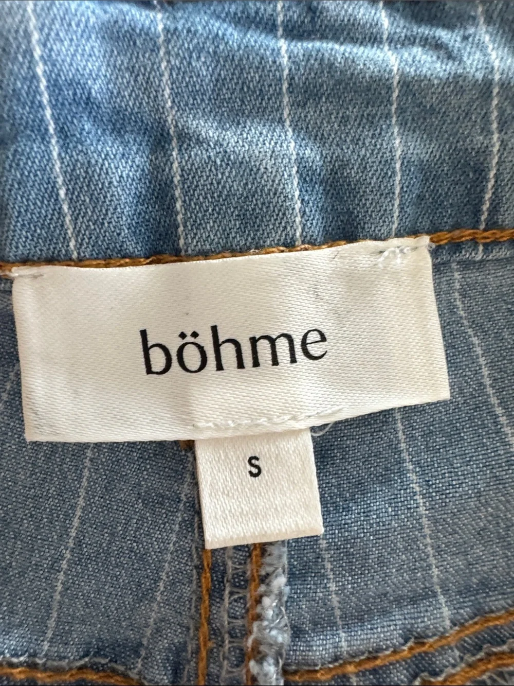 bohme pinstripe shorts